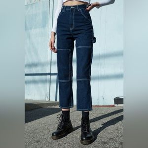 Brandy Melville dark wash painter jeans